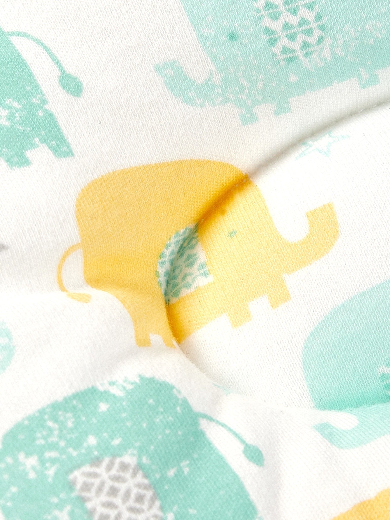 1pc Baby Cartoon Elephant Print Pillow