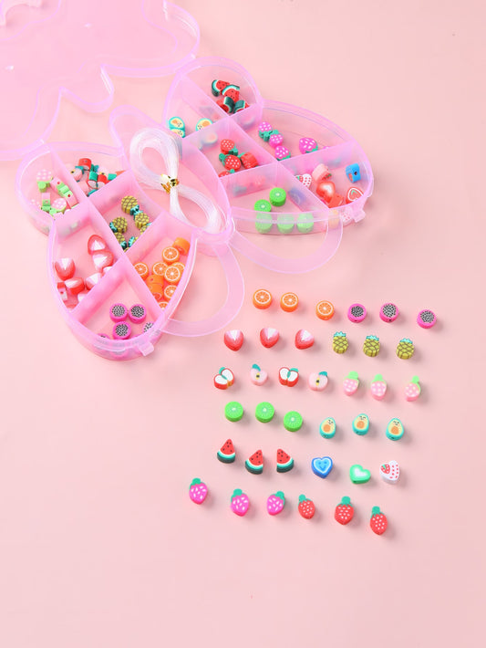 1box Random Color Fruit Design DIY Bead