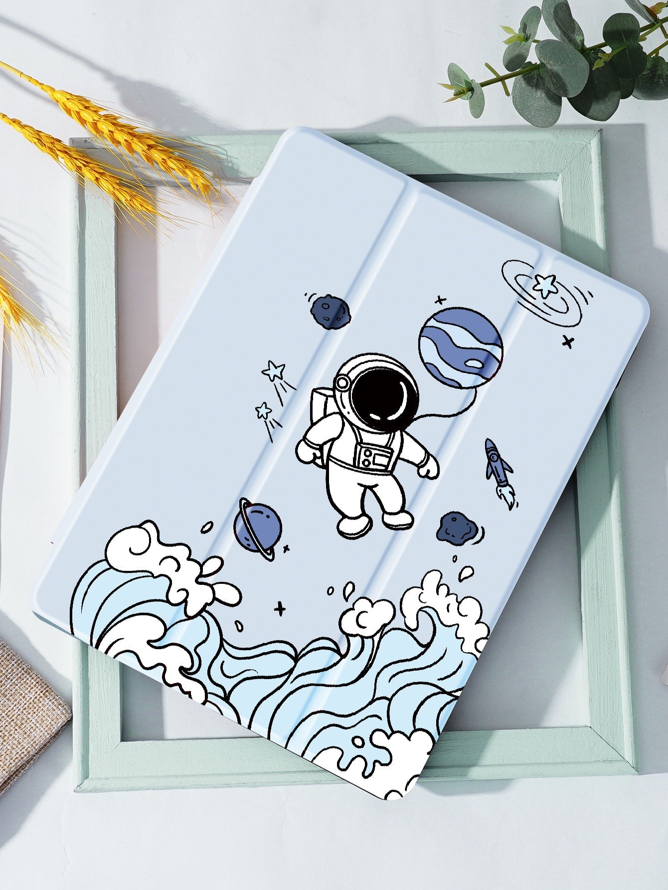 Astronaut Print Case Compatible With iPad