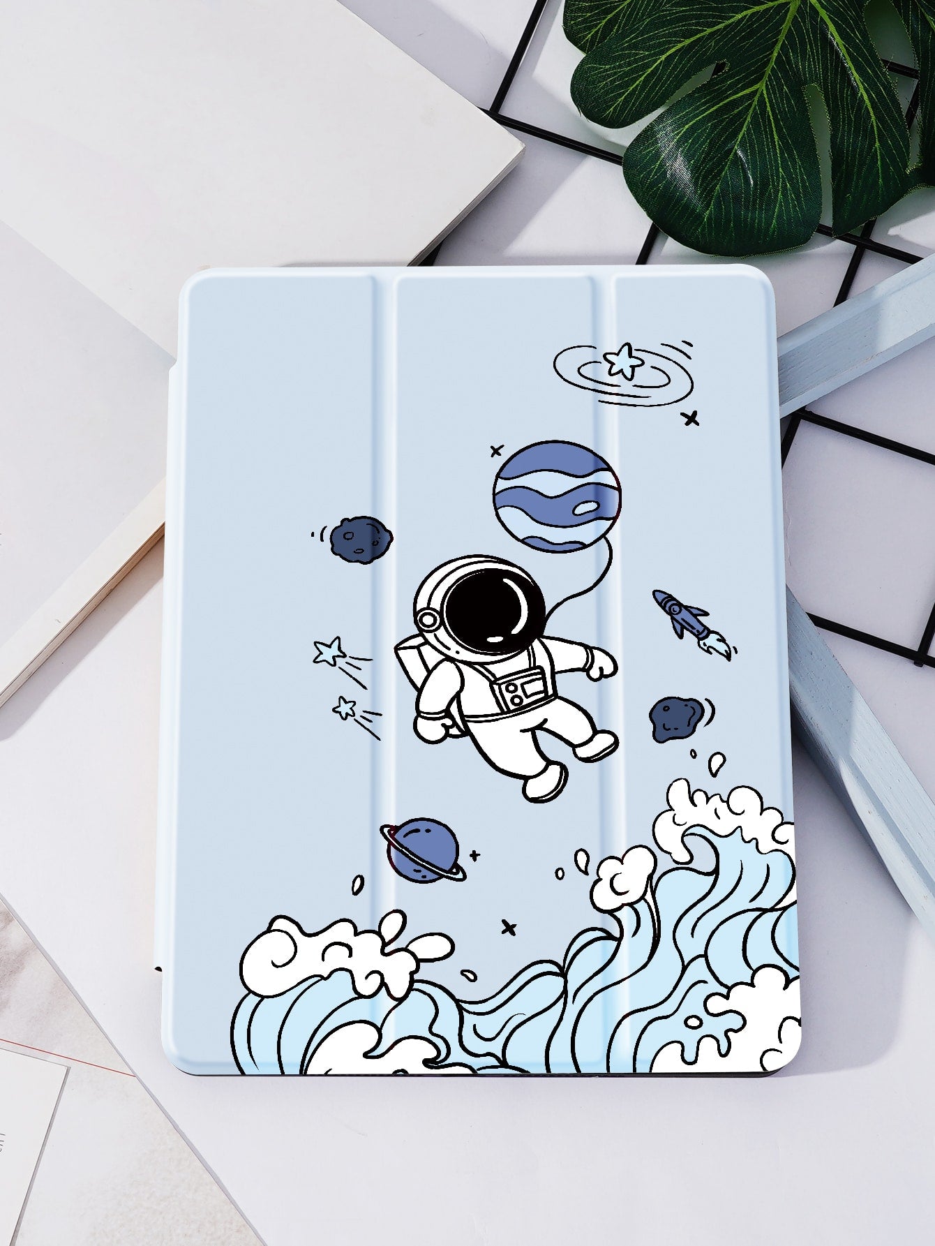 Astronaut Print Case Compatible With iPad