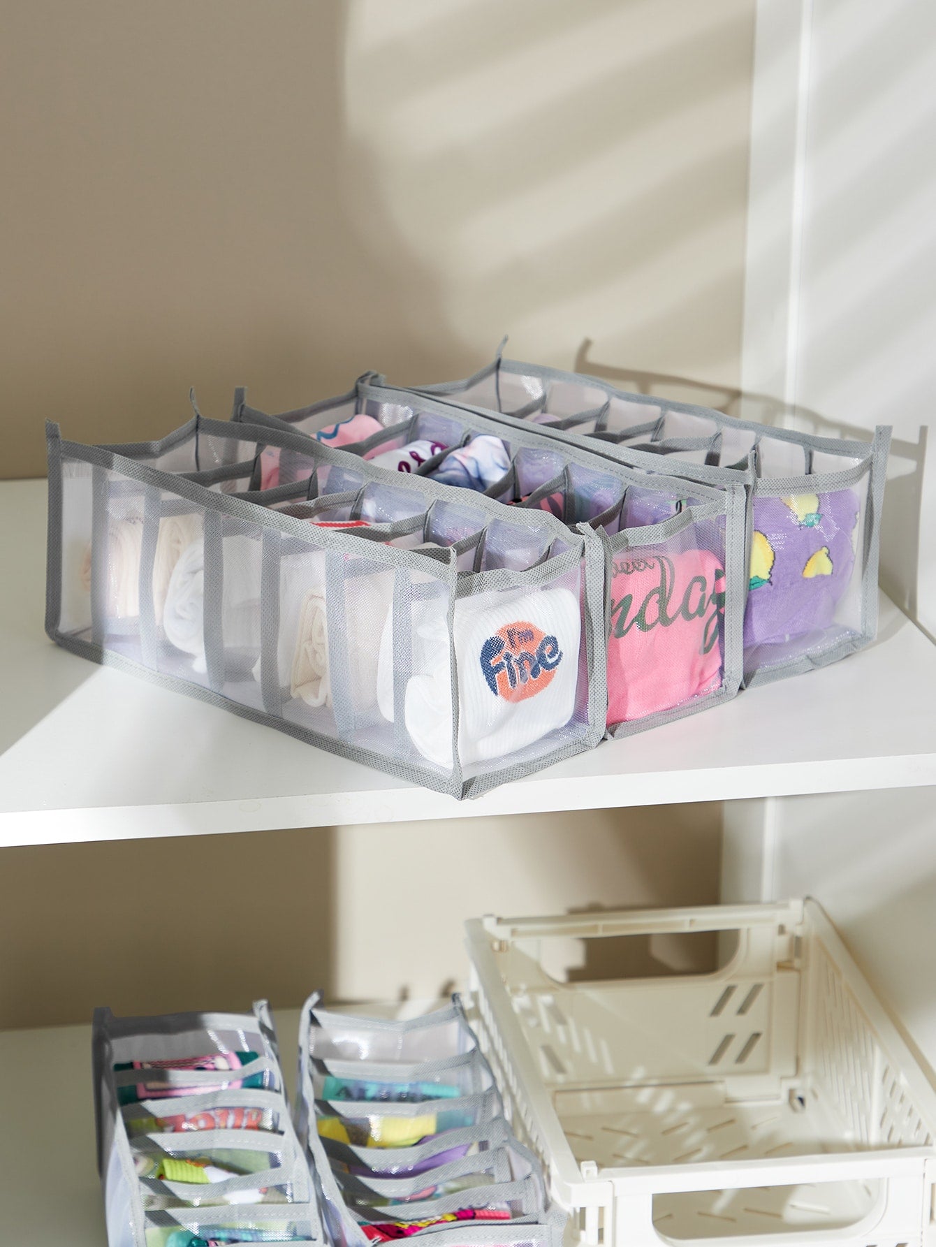 3pcs Underwear Storage Box