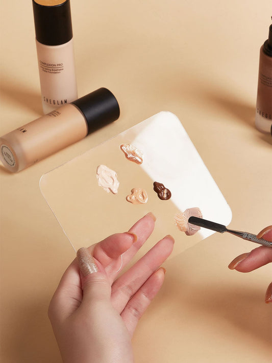 Acrylic Clear Foundation Palette