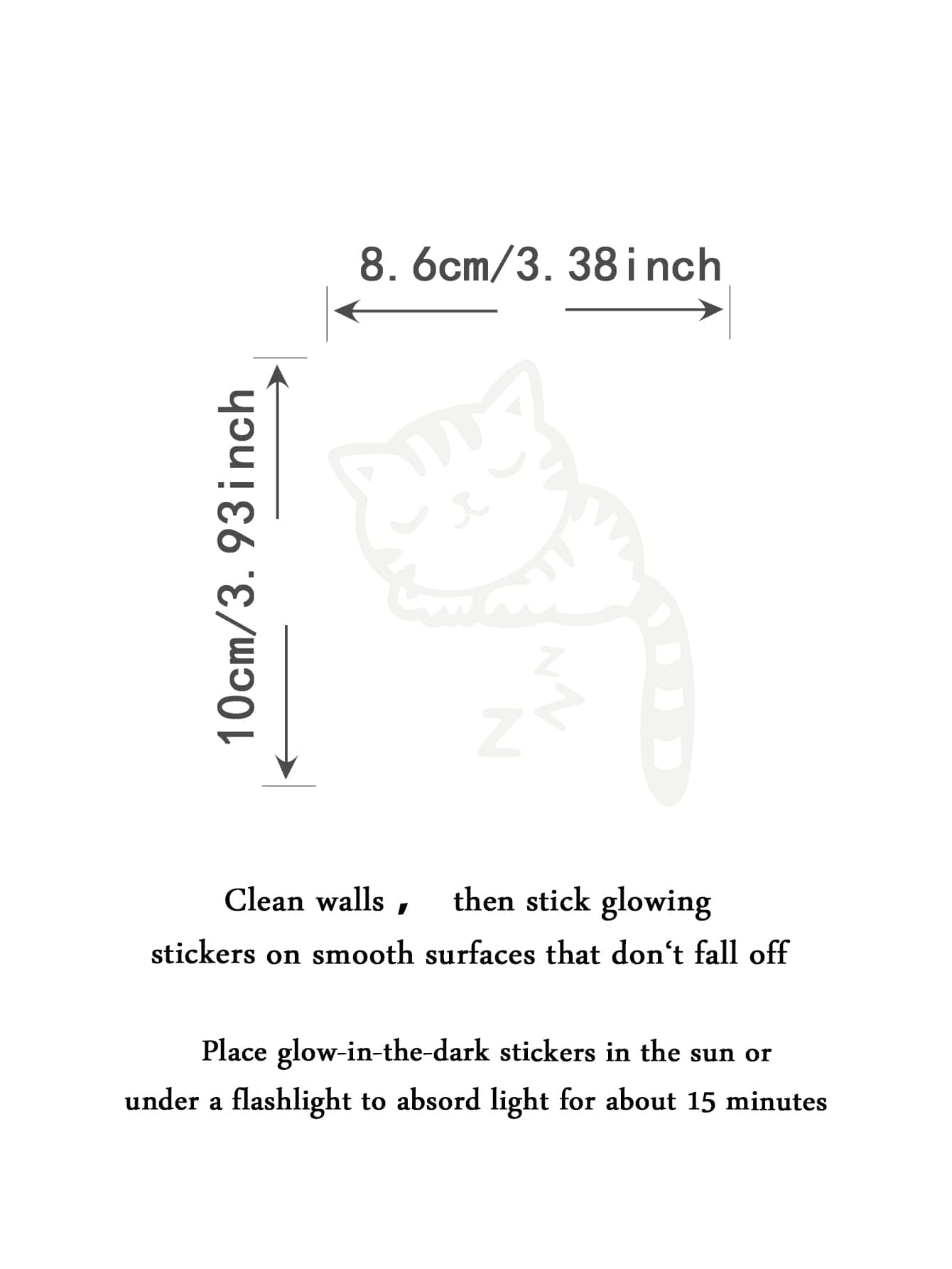 Cat Print Light Switch Sticker