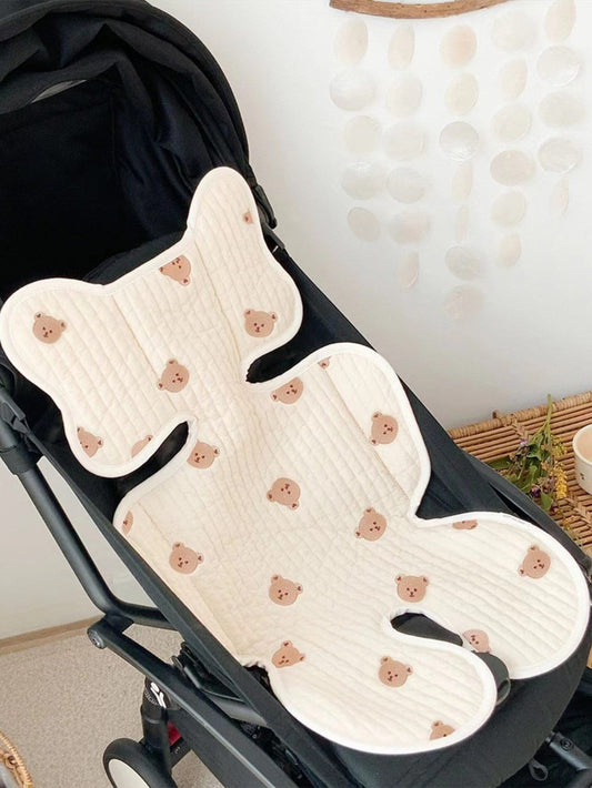 1pc Baby Bear Print Seat Liner
