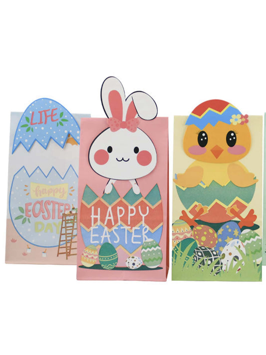 6pcs Easter Cartoon Graphic Random Gift Bag