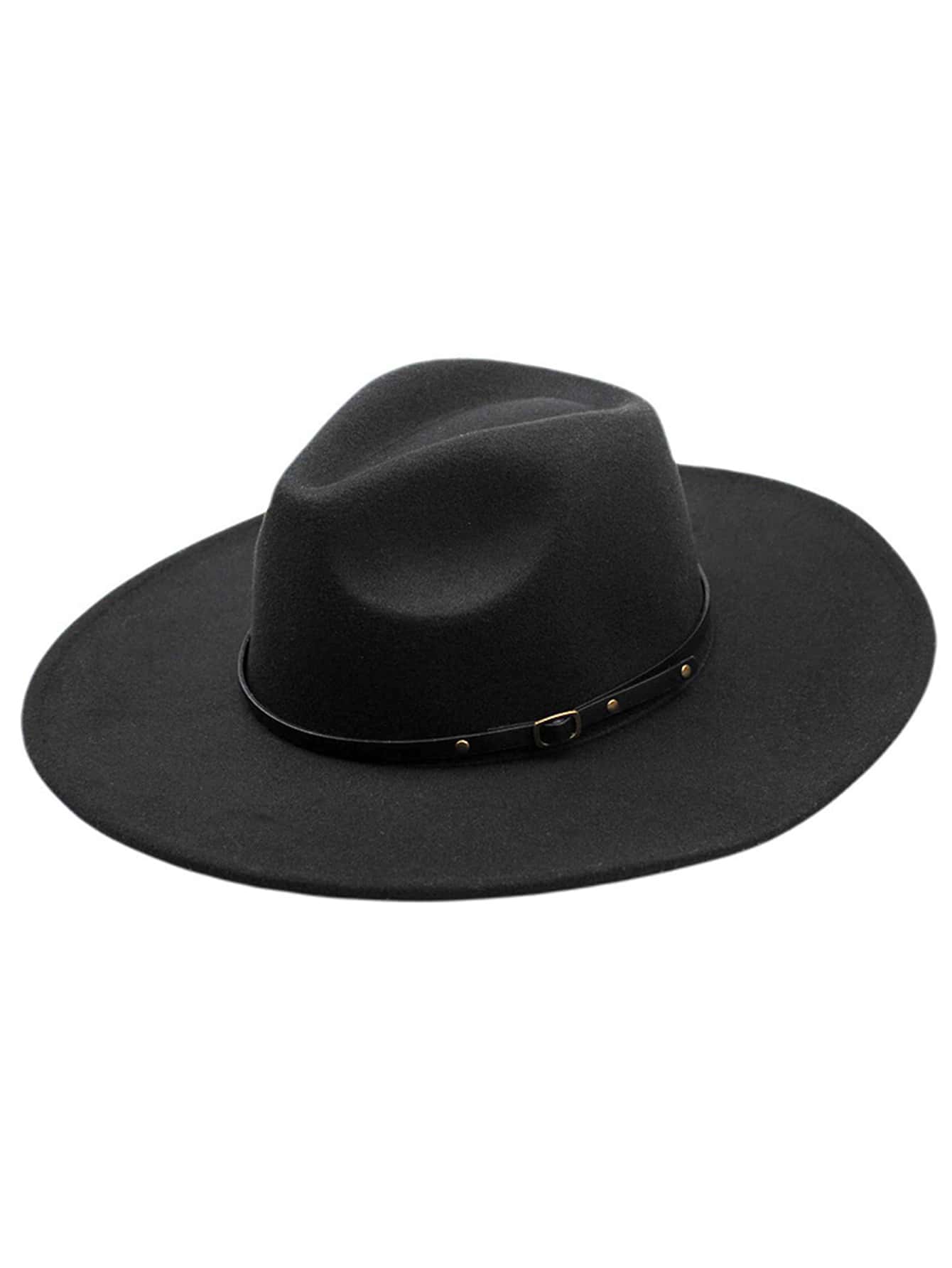 Belt Decor Fedora Hat