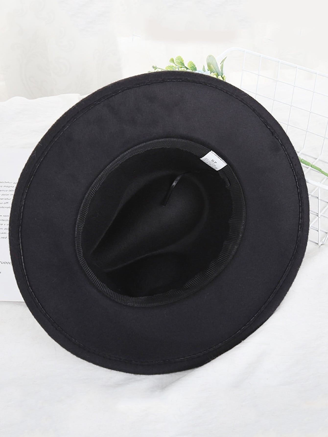 Belt Decor Fedora Hat