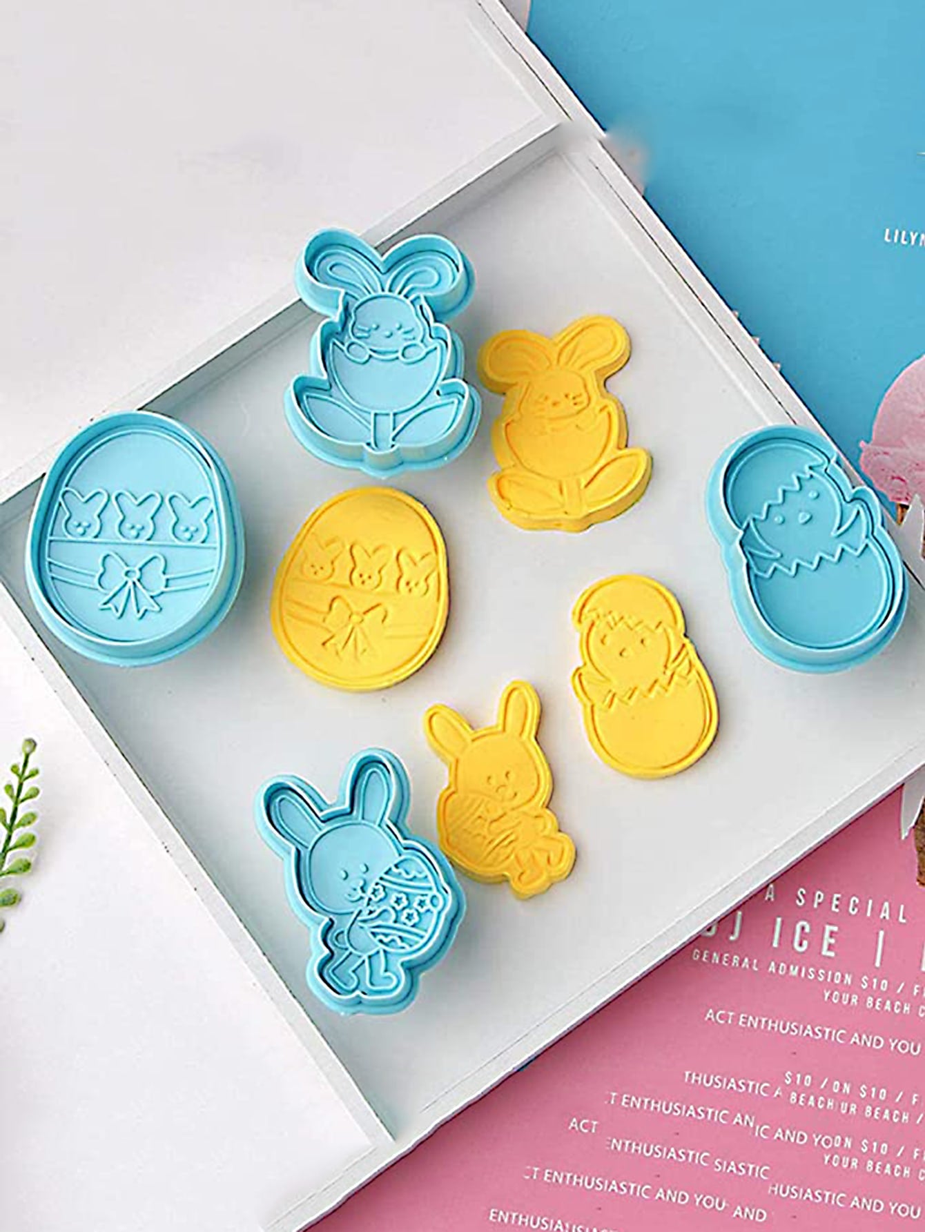 4pcs Easter Cookie Mold