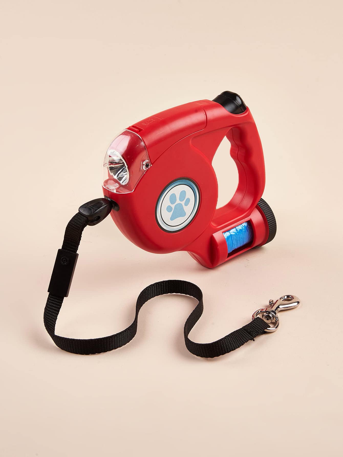 1pc Automatic Retractable Leash With Light