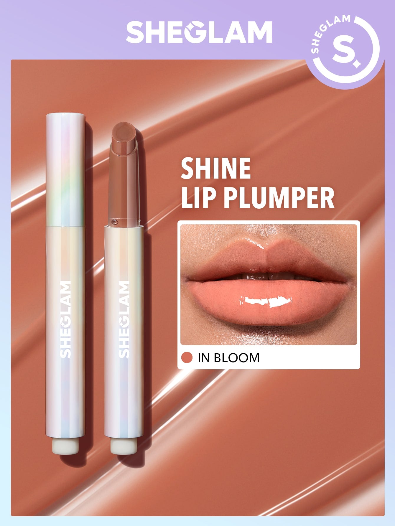 SHEGLAM Pout Perfect Shine Lip Plumper Makin Me Blush