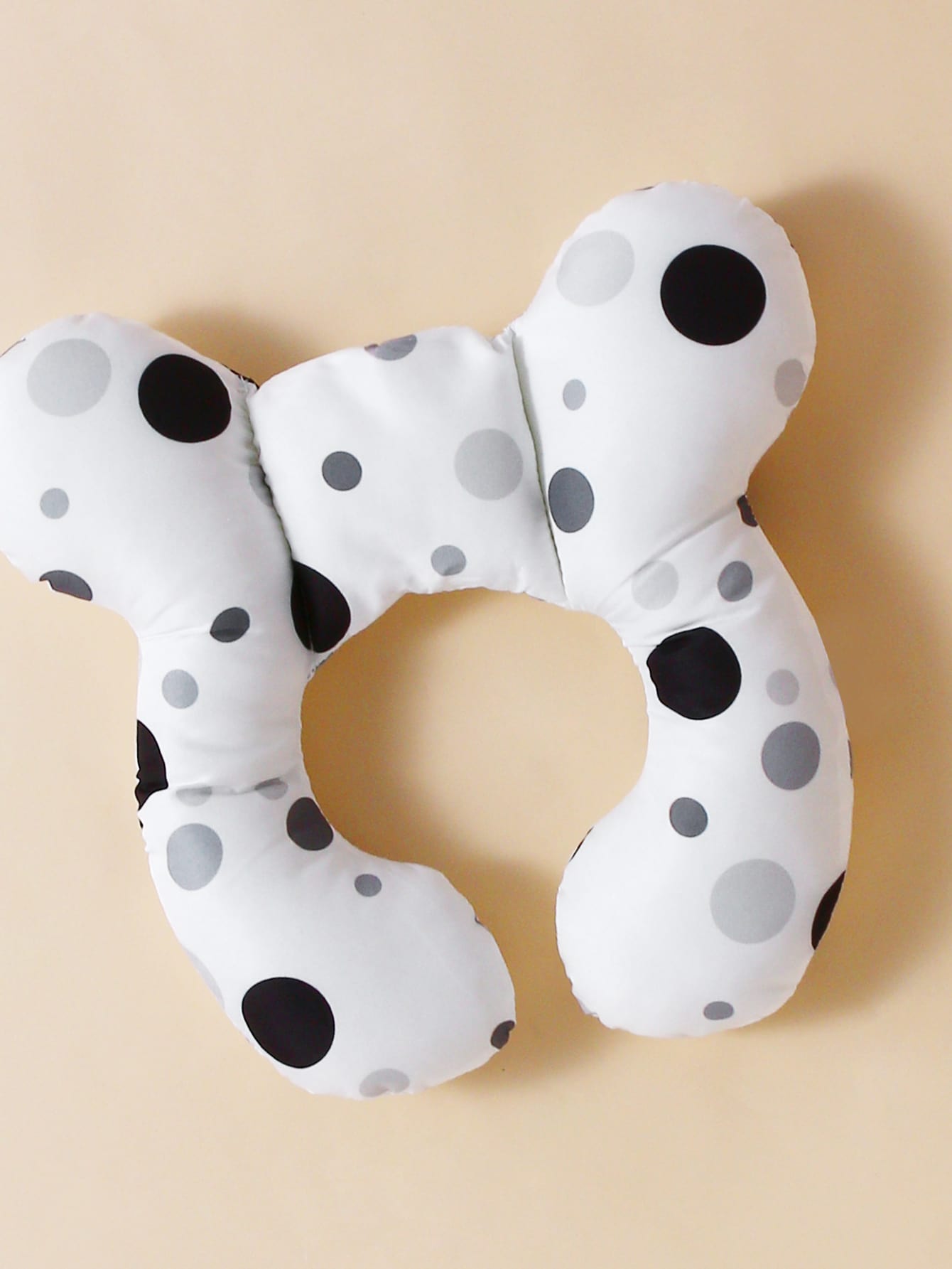1pc Baby Polka Dot Pattern Cartoon Ear Decor Pillow