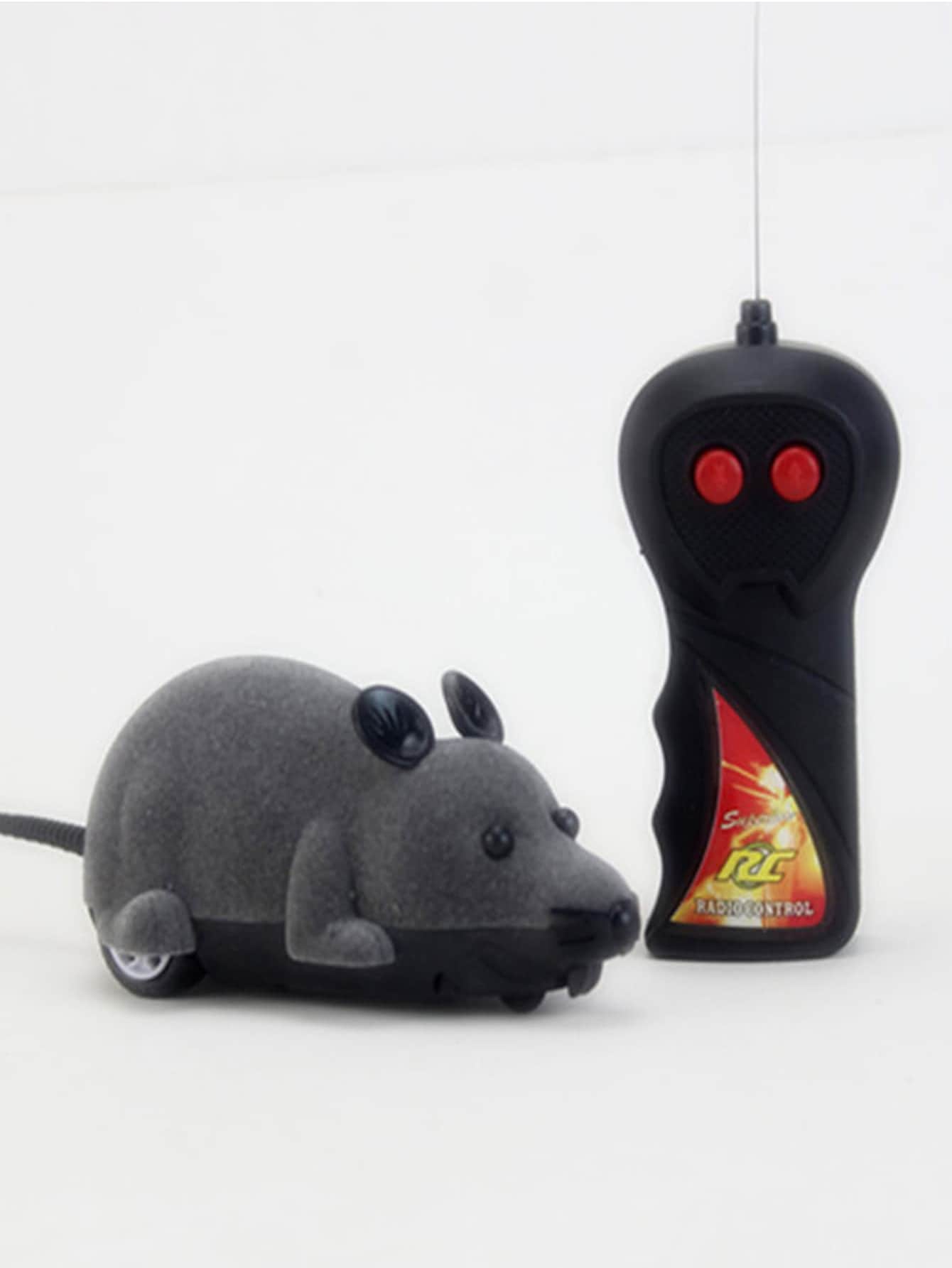 1pc Remote Control Mouse Design Interactive Cat Toy For Dog And Cat For Play