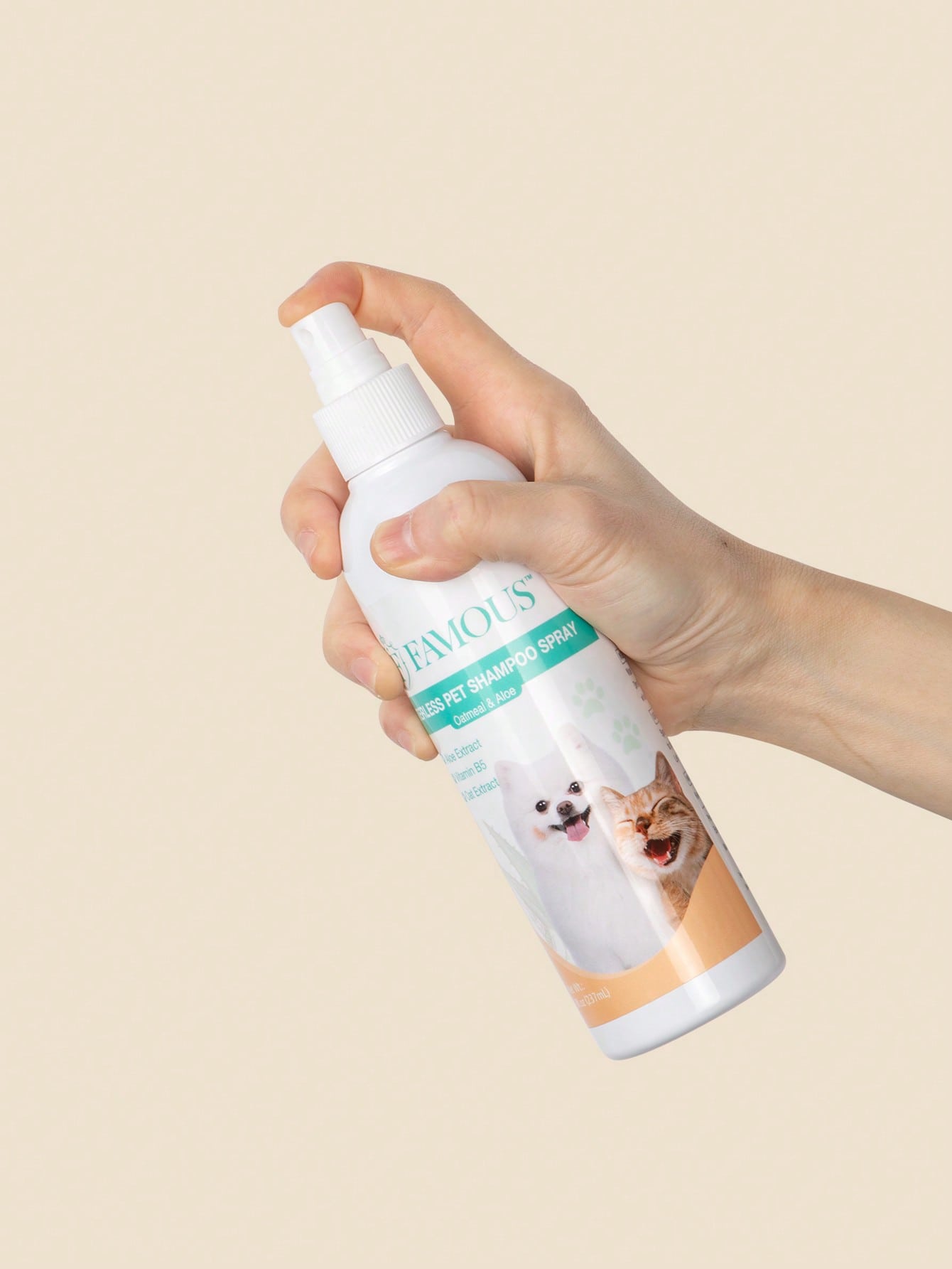 1pc Waterless Pet Shampoo Spray For Dog And Cat For Cleaning