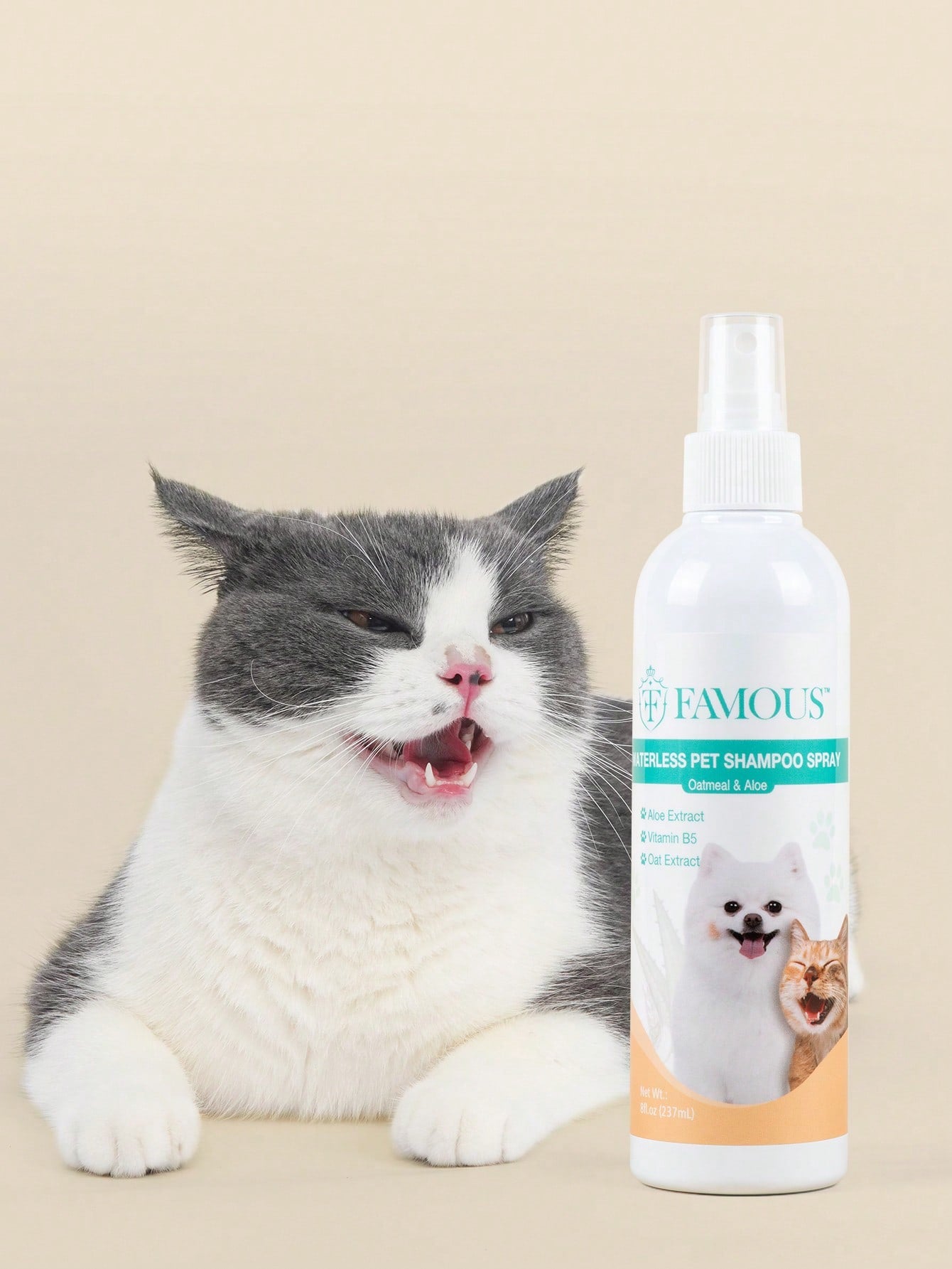 1pc Waterless Pet Shampoo Spray For Dog And Cat For Cleaning