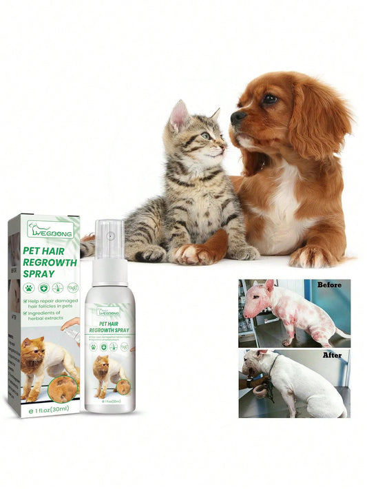 1pc Plastic Pet Hair Regrowth Spray For Dog And Cat For Health Care