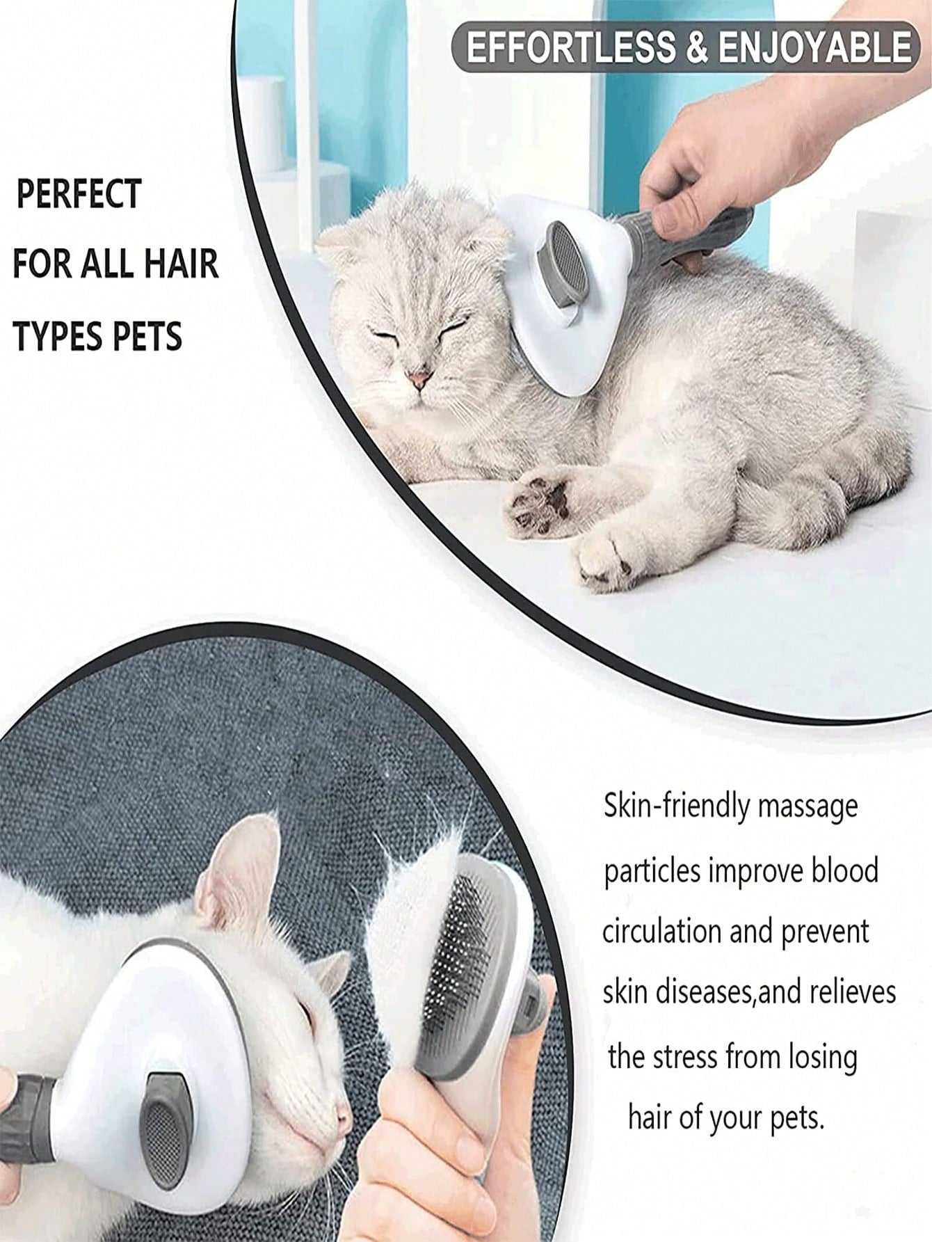 1pc Pet Hair Comb For Cat And Dog For Massage Scratching