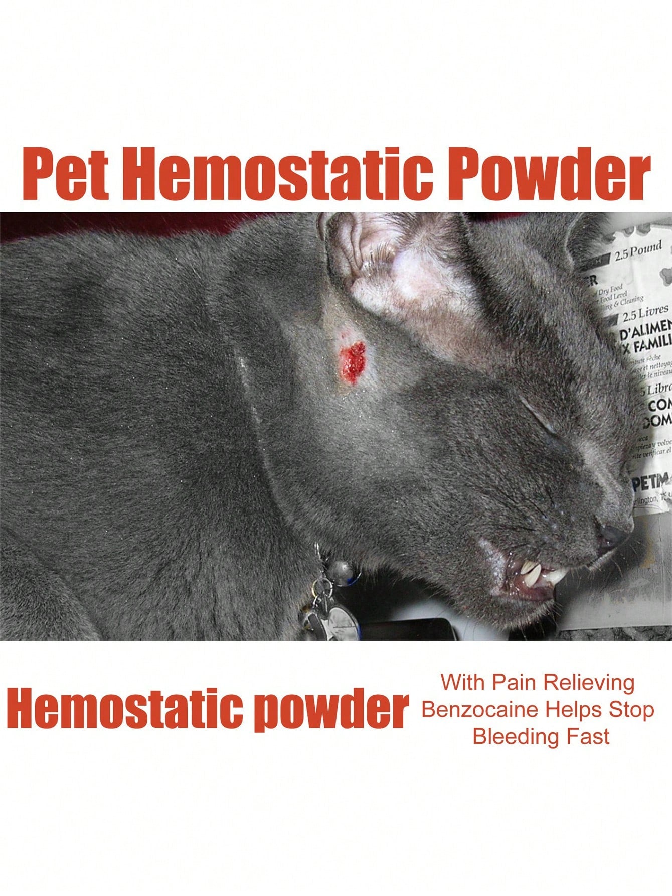 1pc Pet Hemostatic Powder For Dog Cat