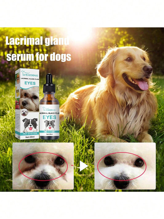 1pc 20ml Pet Tear Stain Remover For Cat Dog For Cleaning