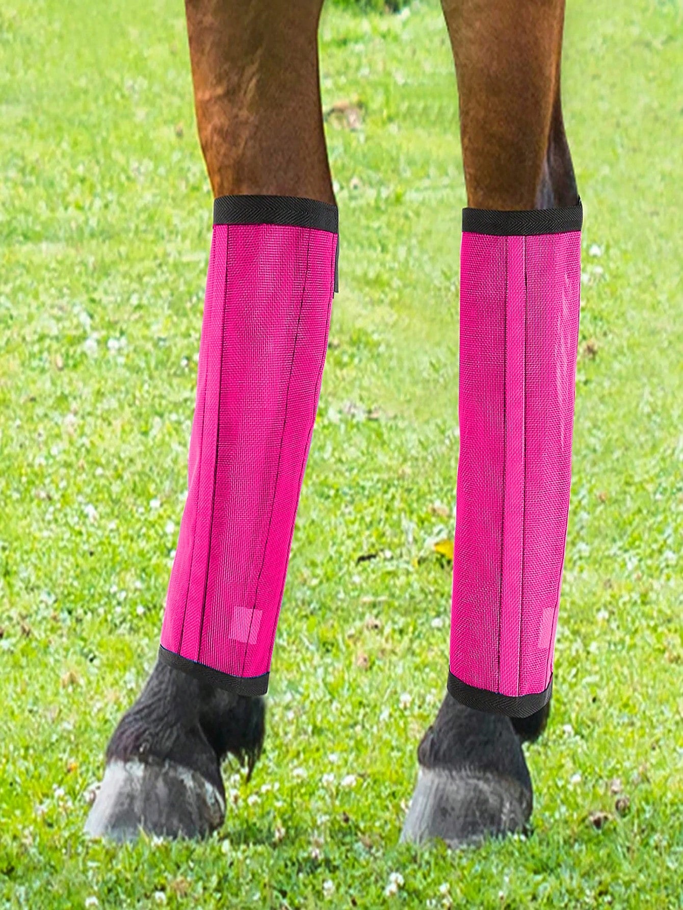 4packs Mesh Fly Boots For Horse Loose Breathable Mesh Horse Fly Boots Protective Horse Leg