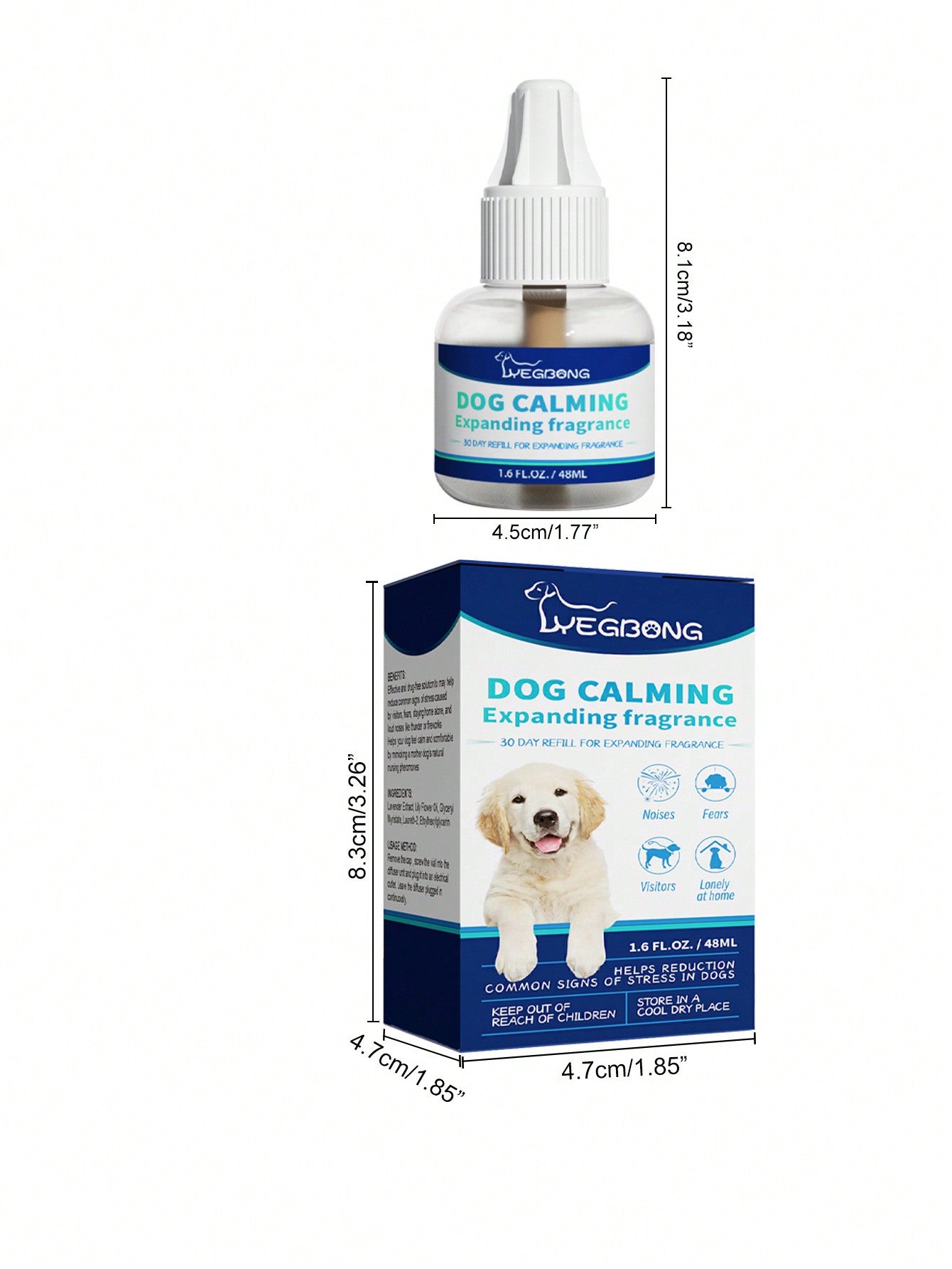 1pc Calming Pet Anxiety Relief Liquid For Cat And Dog