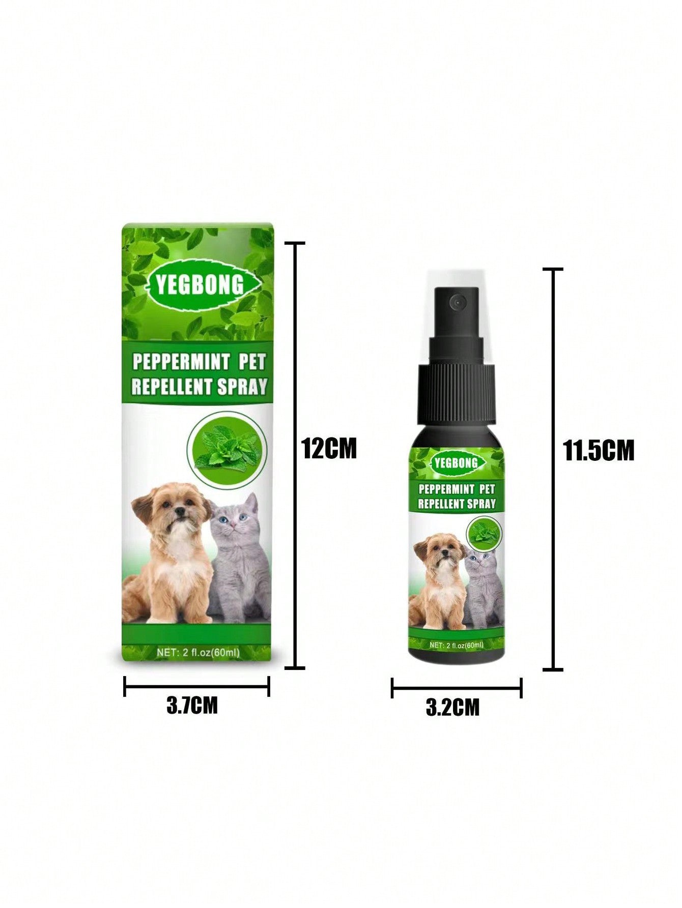 1pc Pet Mite Removal Spray For Dogs Cats With Fungal Treatment