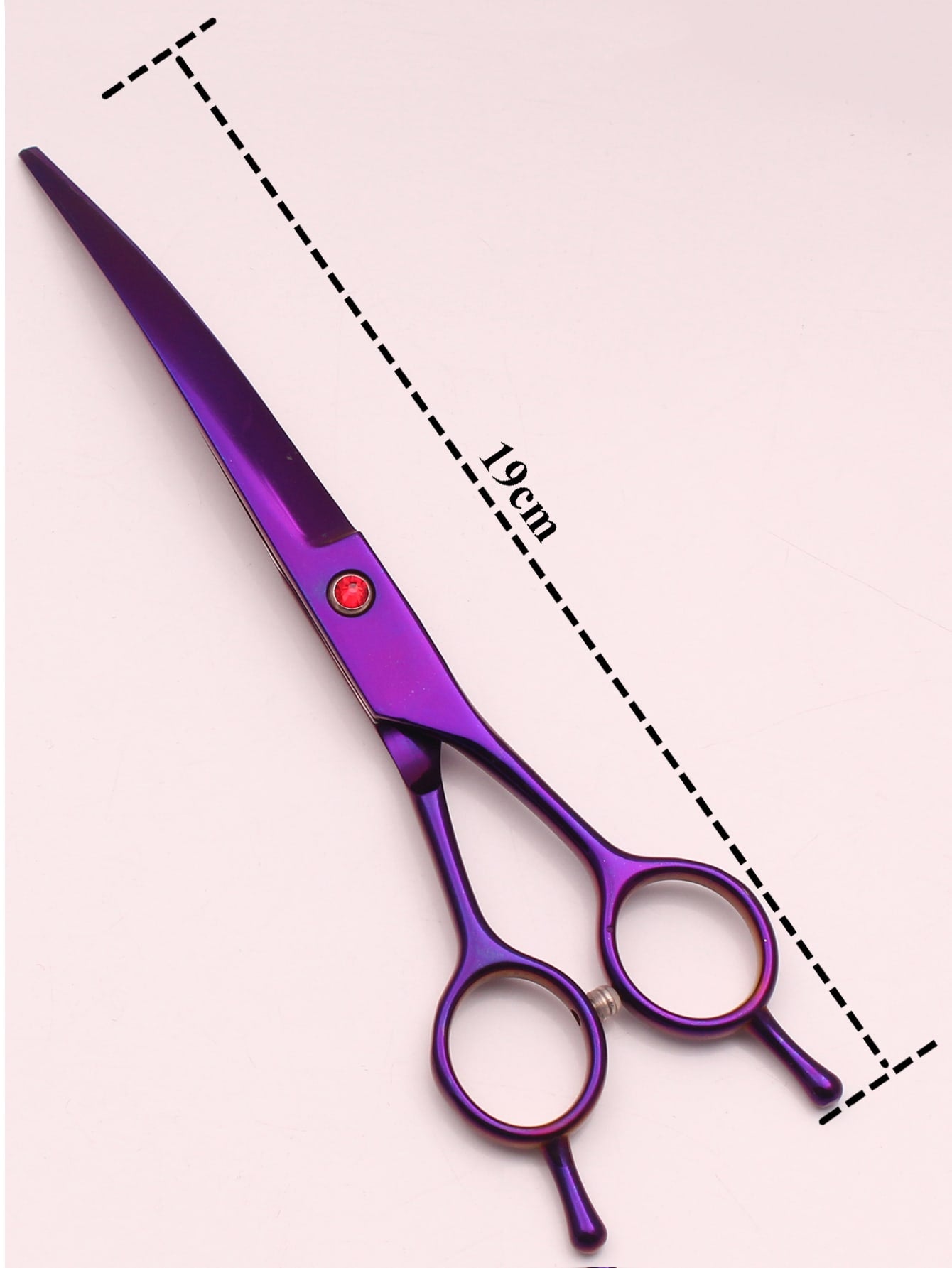 Dog Beauty Scissors Professional Stainless Thinning Scissors Pet Scissors for Dogs Hair Curved Scissors Comb Z3002