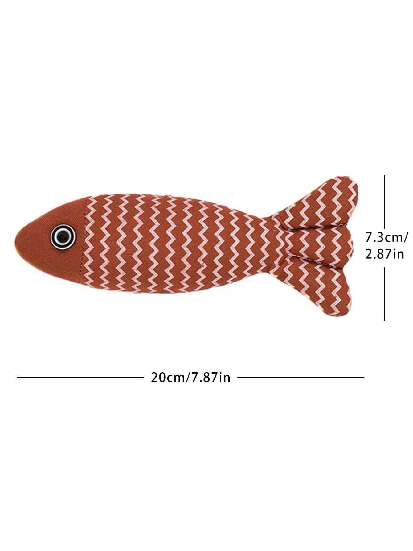 Includes Catnip Simulated Cloth Fish Interactive Cat Toy
