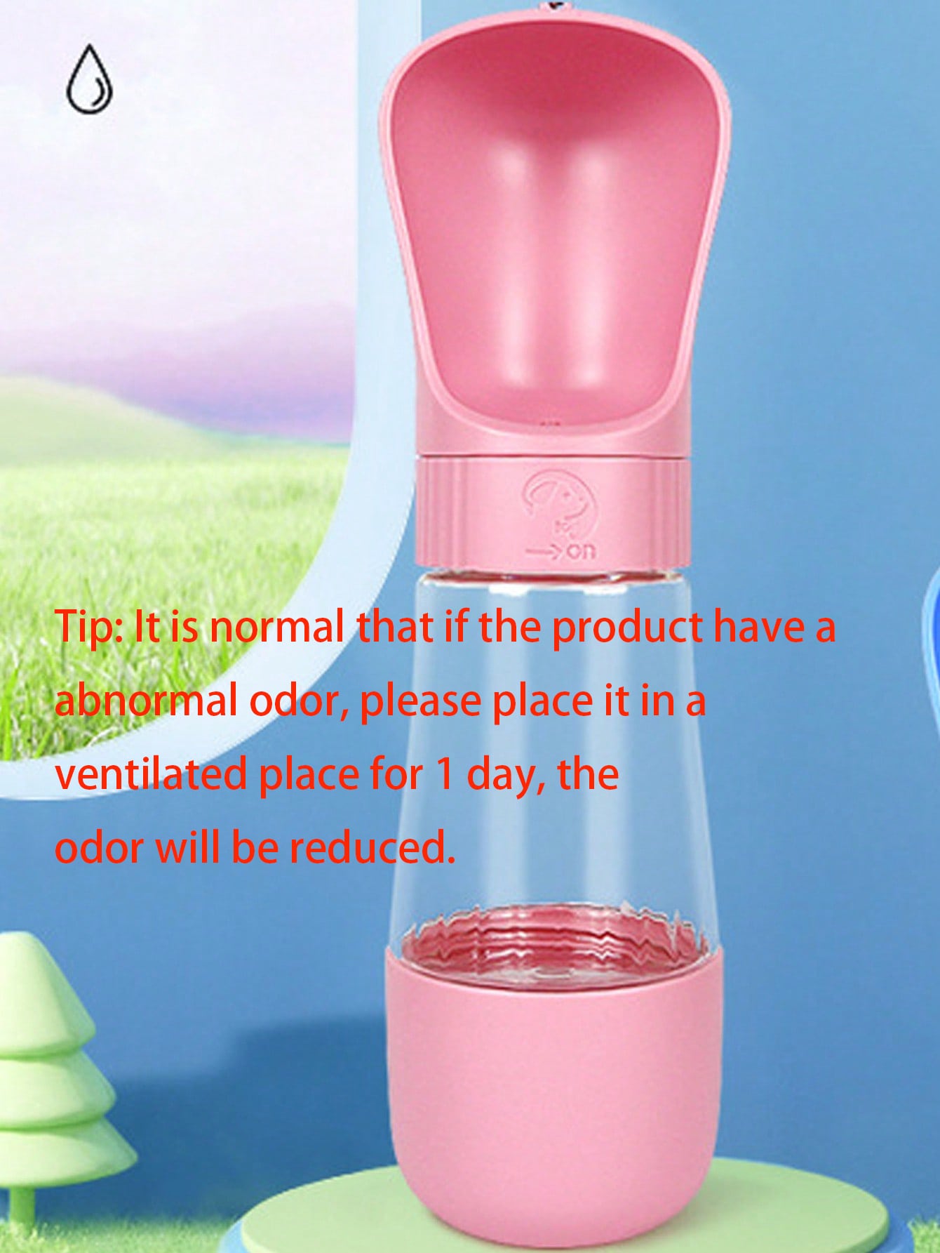 1pc Portable Pet Travel Water Bottle For Dog For Outdoor