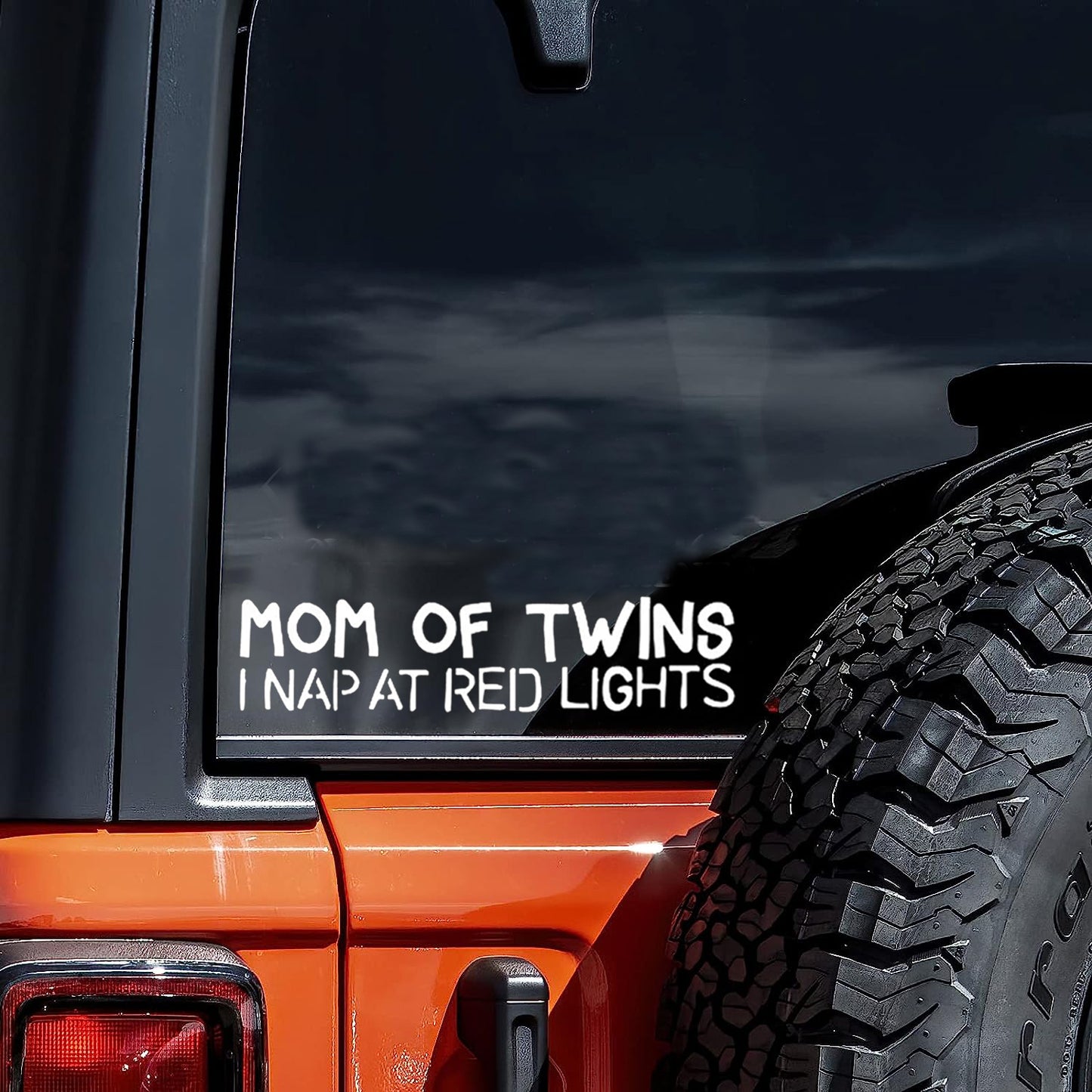 Mom Of Twins I Nap At Red Lights Die Cut Car Stickers