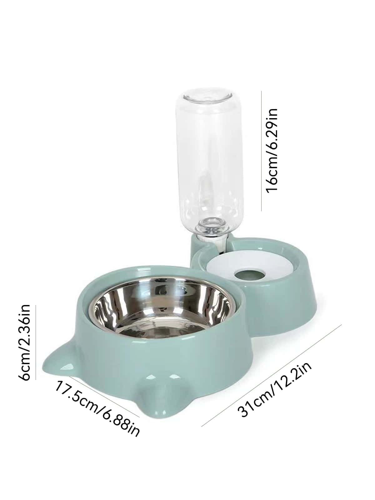 1pc Cat Ear Bowl For Pet Feeding Automatic Water Storage Bowl For Cats And Dogs