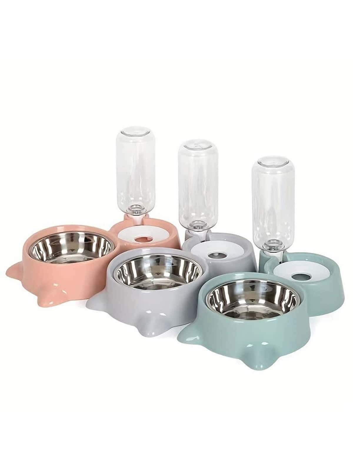 1pc Cat Ear Bowl For Pet Feeding Automatic Water Storage Bowl For Cats And Dogs