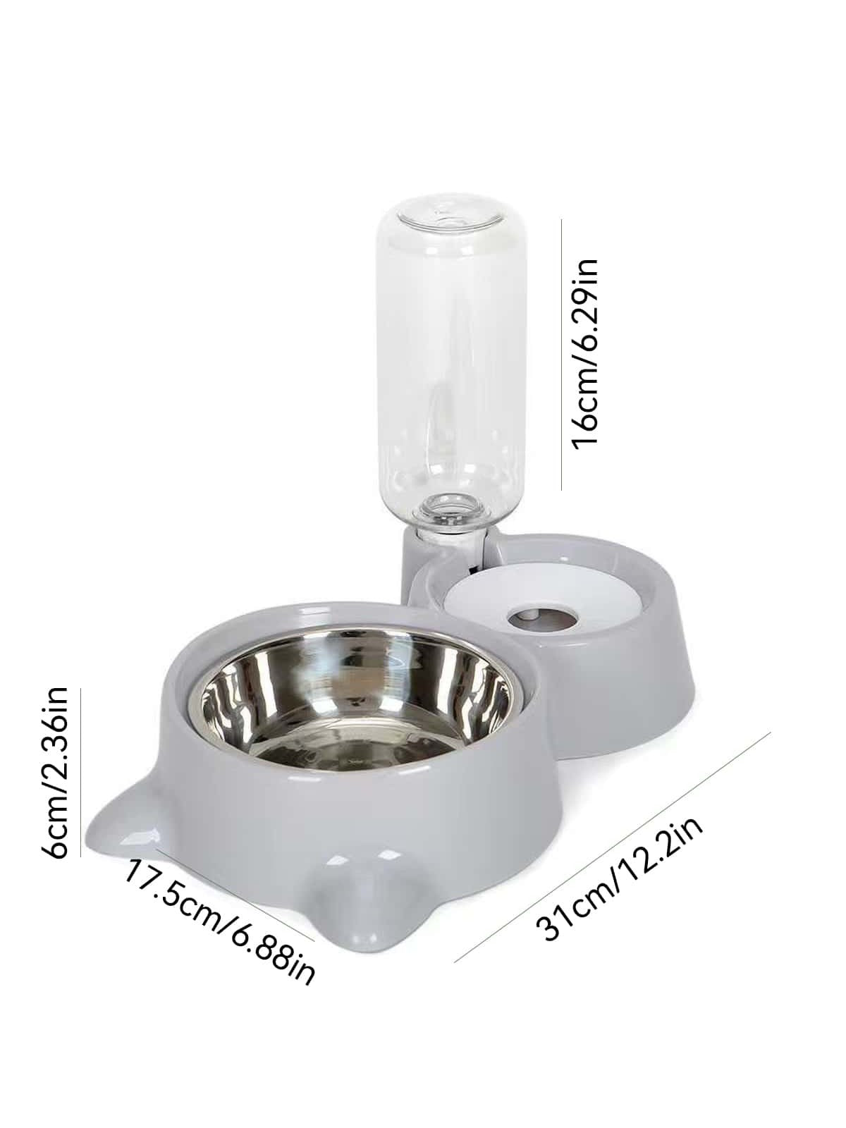 1pc Cat Ear Bowl For Pet Feeding Automatic Water Storage Bowl For Cats And Dogs