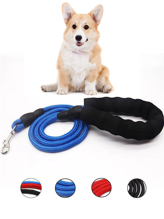 1pc Random Color Small Dog Leash, Teddy Golden Retriever Pet Traction Rope With No-pull Handle