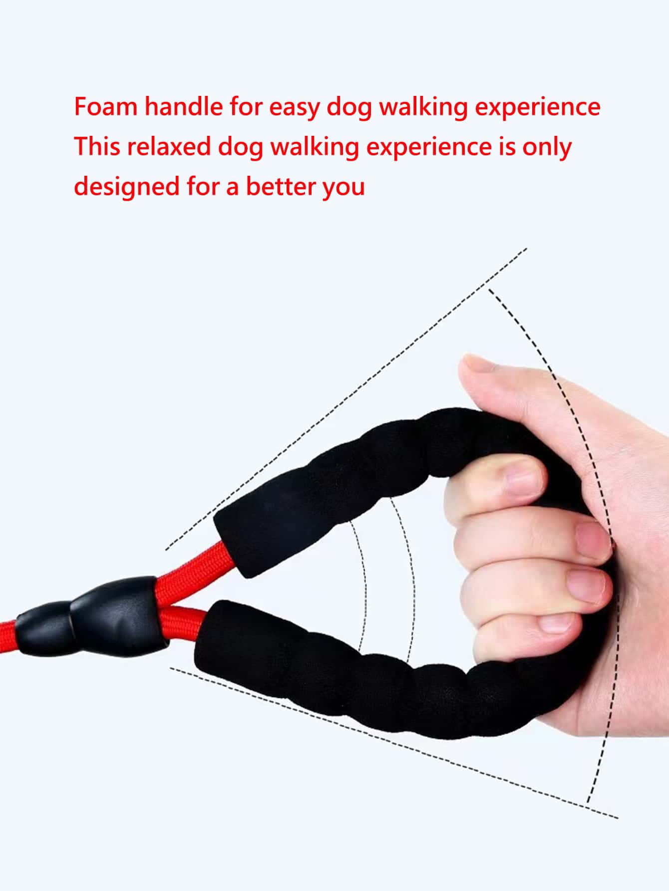 1pc Random Color Small Dog Leash, Teddy Golden Retriever Pet Traction Rope With No-pull Handle