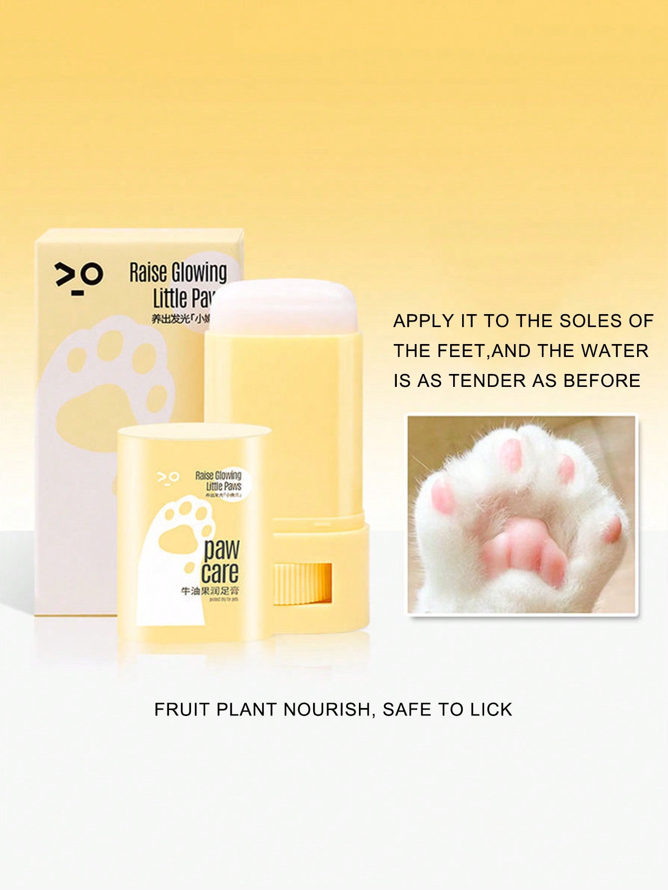 1pc Pet Paw Cream For Cats And Dogs, Footpad Care And Cleaning Moisturizer For Dogs With Dry Or Cracked Paws