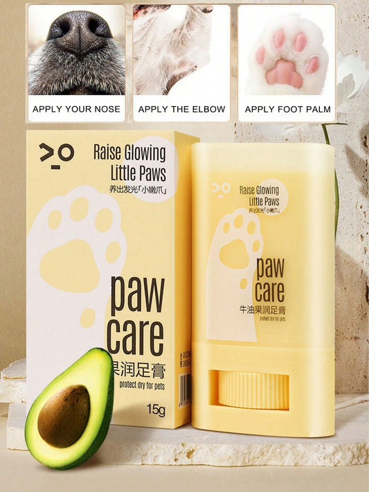 1pc Pet Paw Cream For Cats And Dogs, Footpad Care And Cleaning Moisturizer For Dogs With Dry Or Cracked Paws