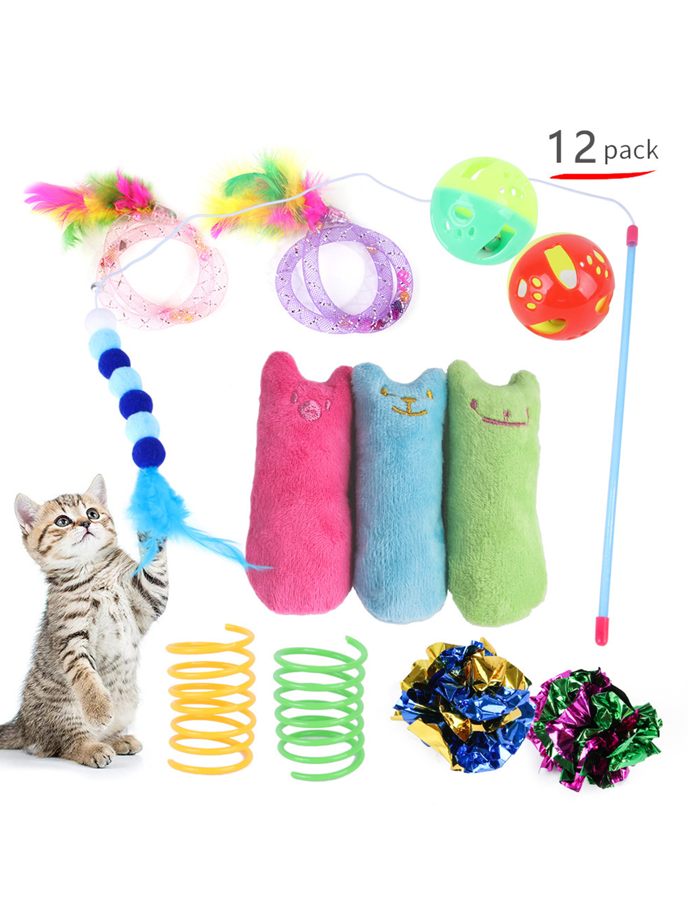 13 pcs 1 set of cat toys cat tunnel combination toys