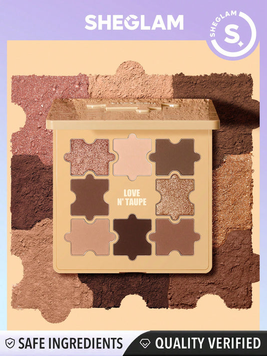 SHEGLAM Jazy Jigsaw Eyeshadow Palette-Love N' Taupe