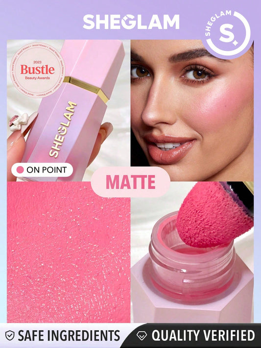 SHEGLAM Color Bloom Liquid Blush-On Point