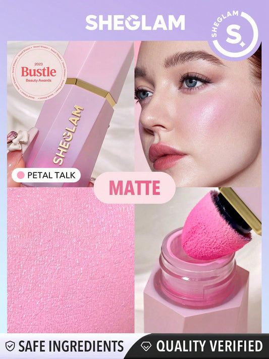 SHEGLAM Color Bloom Liquid Blush-Petal Talk