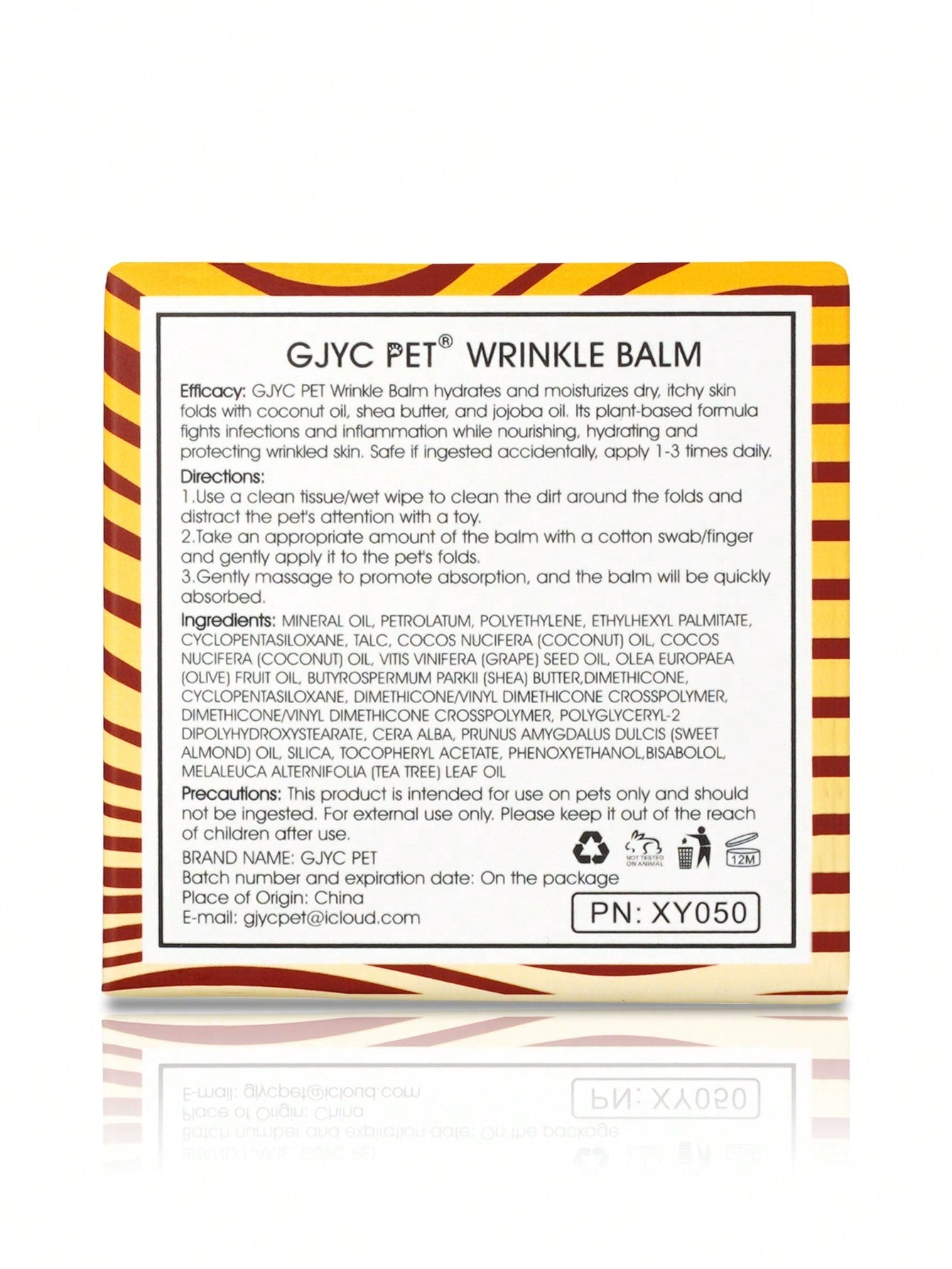 Premium Wrinkle Balm for Bulldogs, French Bulldogs, Pugs, and English Bulldogs - 1 Oz - Cleans Wrinkles, Removes Tear Stains, Addresses Tail Pockets, and Nourishes Paws