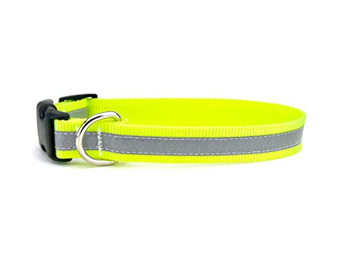 Reflective Dog Collar Neon Yellow