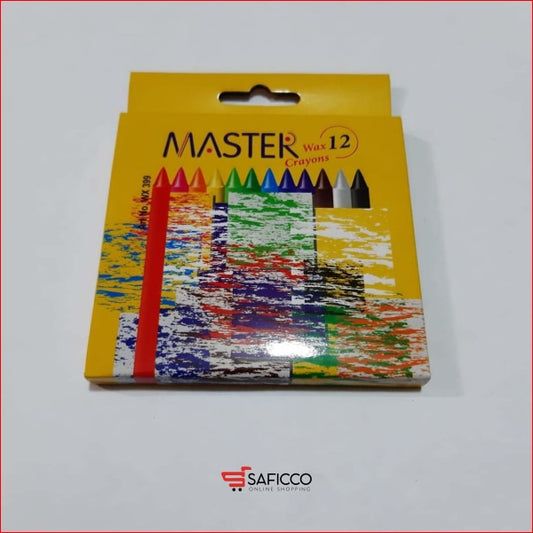 Master - 12 Wax Crayons