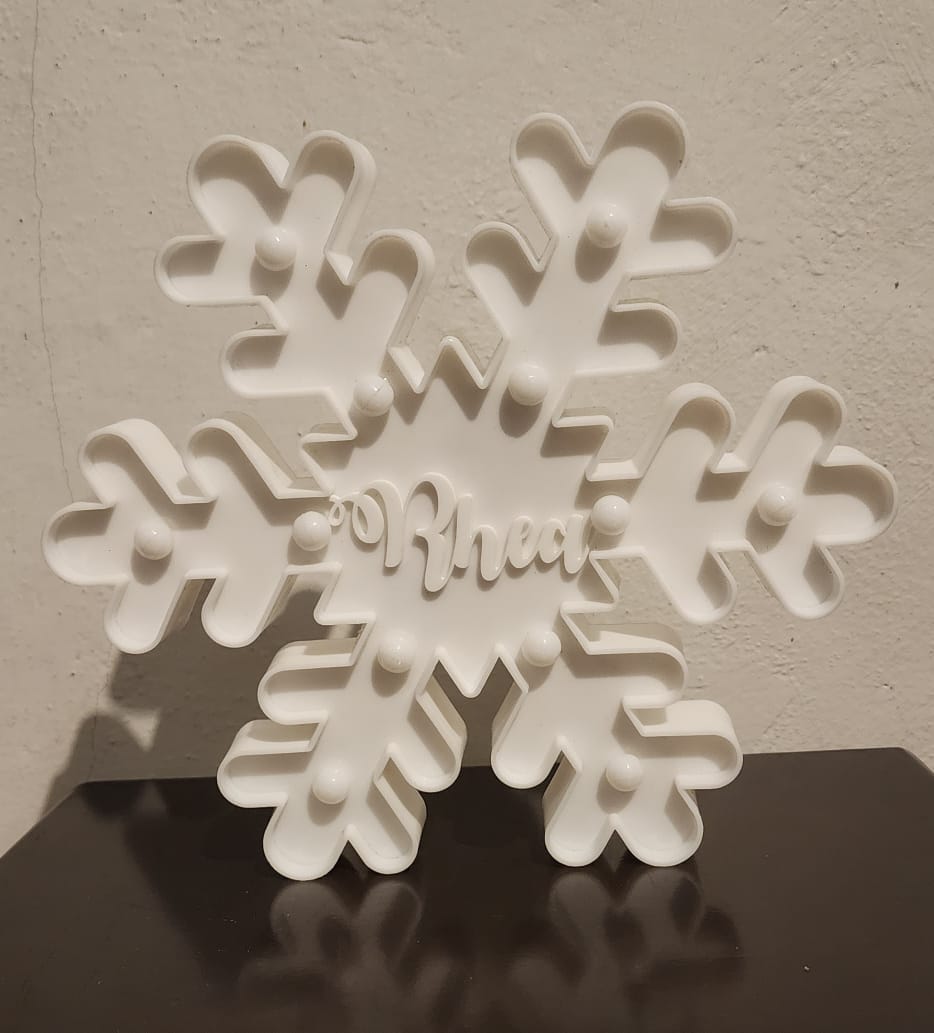 Customized Snowflake Lantern