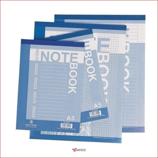 Extended Notebook - A4 or A5 - 50 Sheets
