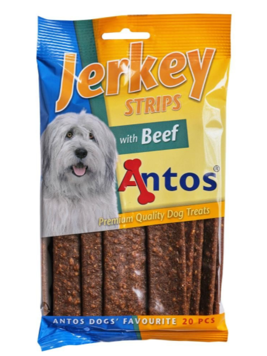 Antos - Jerkey Strips beef 20 pcs