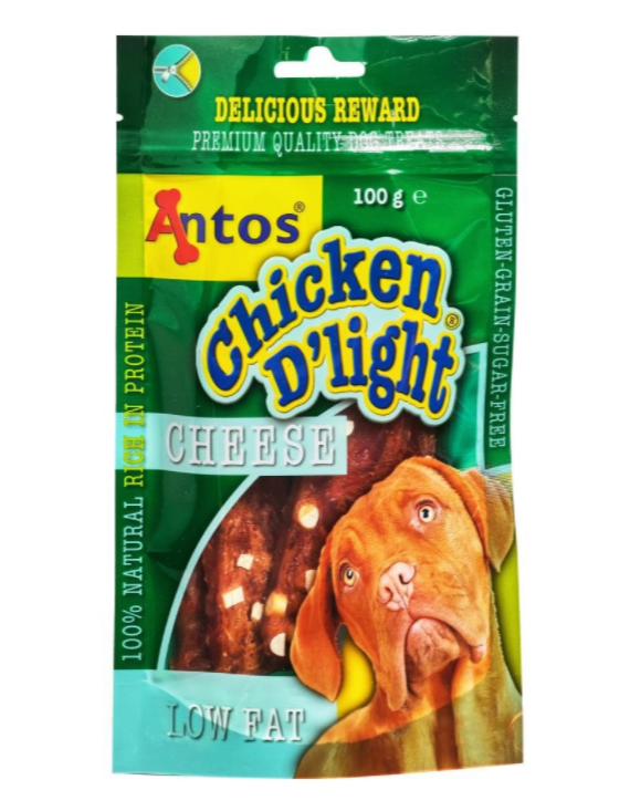 Antos - Chicken D'light Cheese 100g