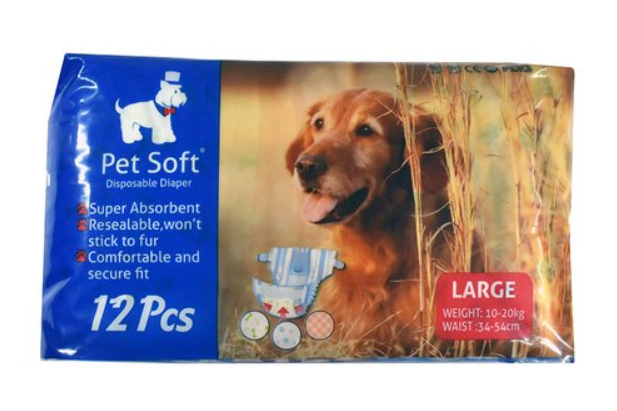Pet Soft - Disposable Diaper - Lager