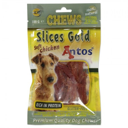 Antos Chews Slices Gold 100g